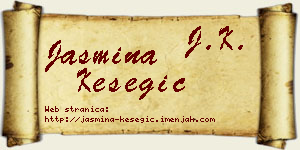 Jasmina Kesegić vizit kartica